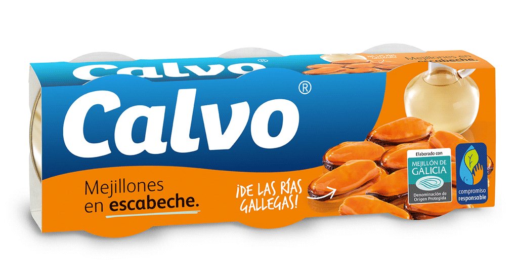 .Calvo Małże Marynowane 3x80g