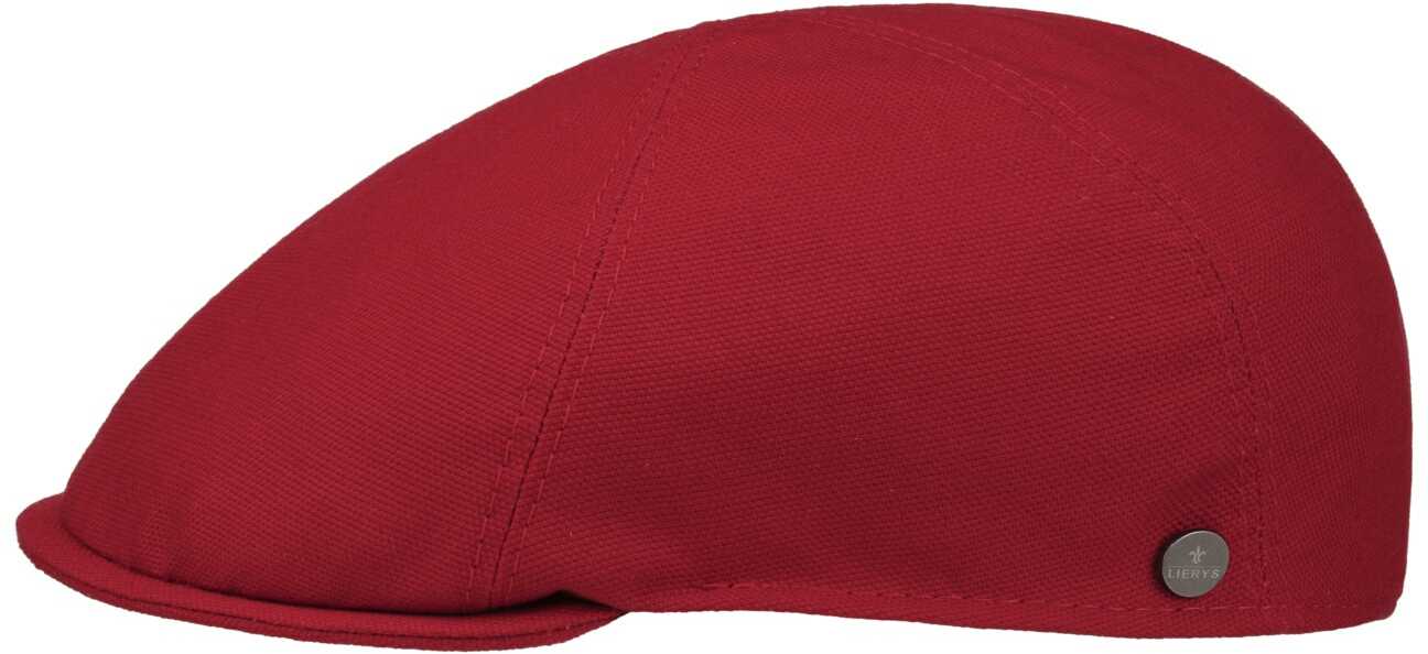 Kaszkiet Uni Cotton by Lierys, czerwony, L (58-59 cm)