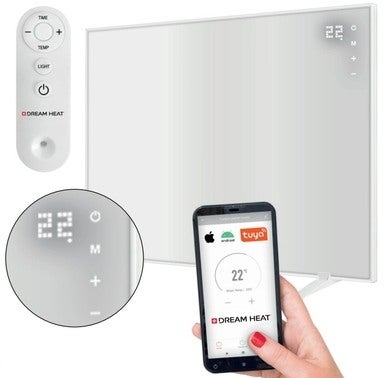 Promiennik podczerwieni 600W 12m2 pilot+WiFi