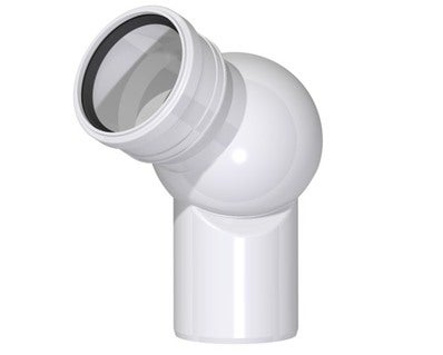 Kolano kanalizacyjne nastawne 50 mm