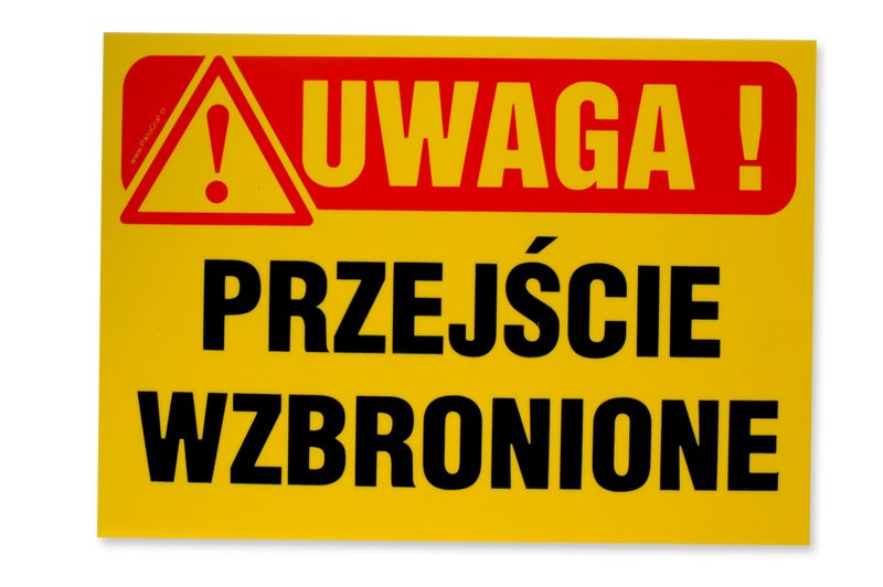Znak informacyjny PRZEJŚCIE WZBRONIONE Tb-8 K