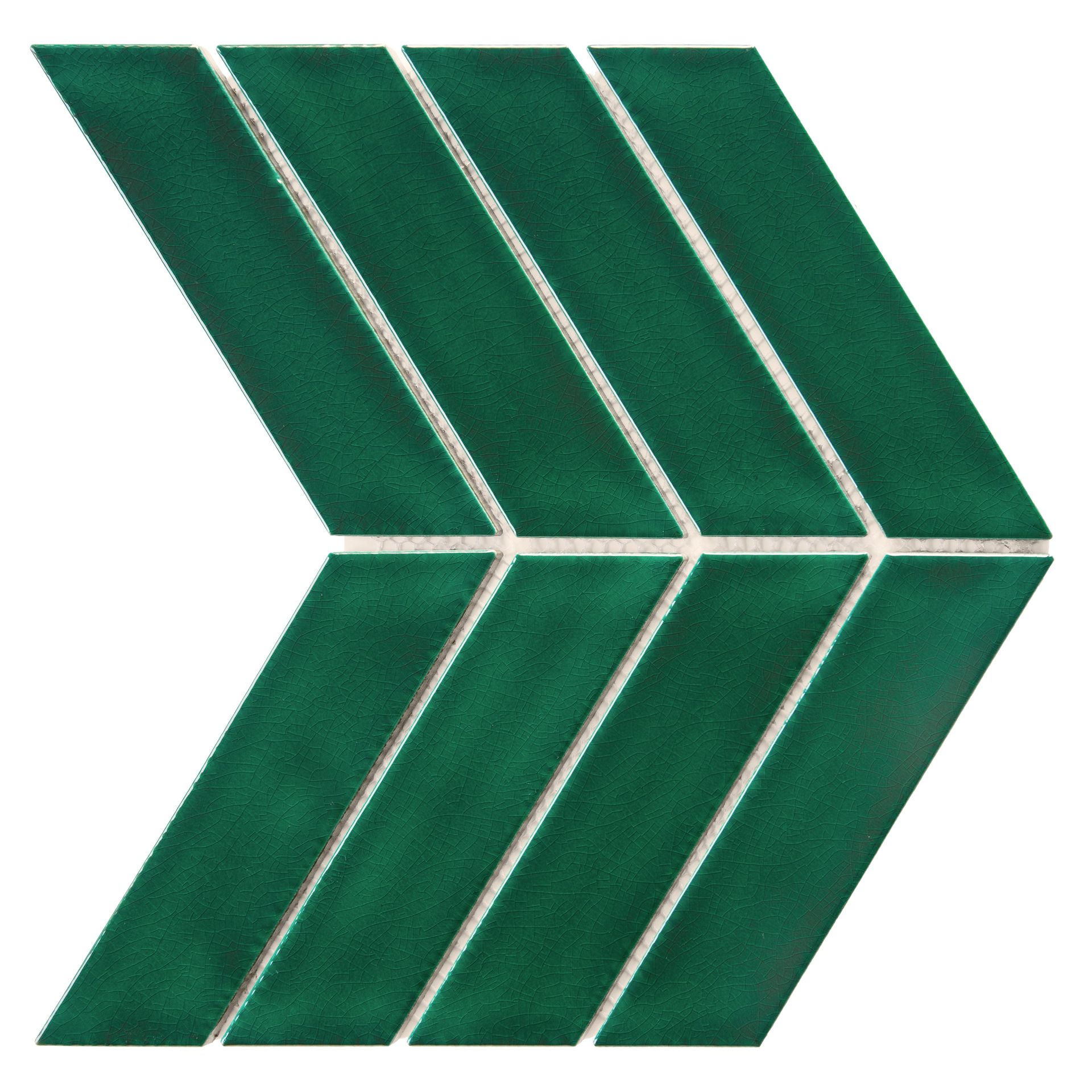 Mozaika ceramiczna Royal Chevron Vert 5.2x18 cm