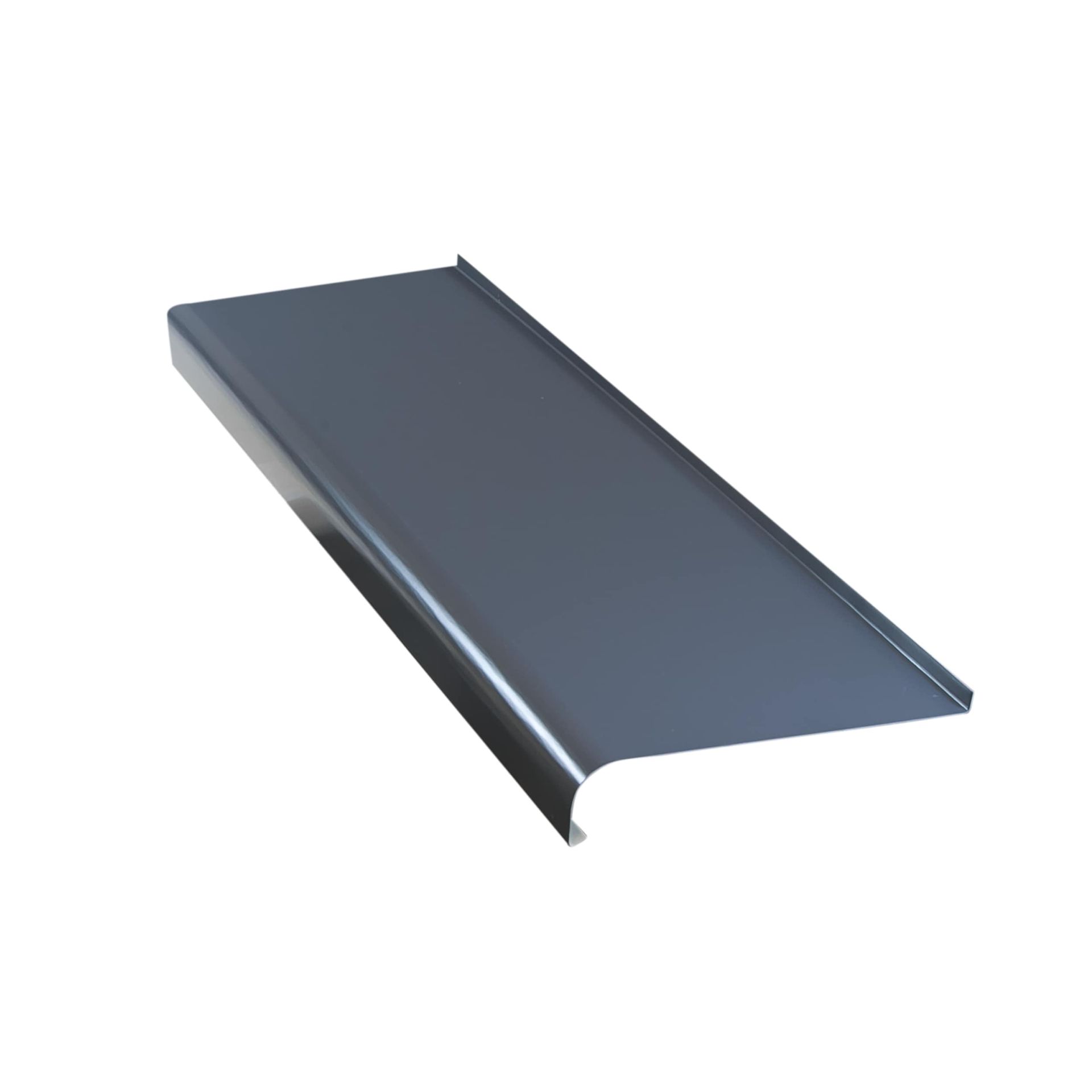 Parapet zewnętrzny stalowy grafit 20 cm