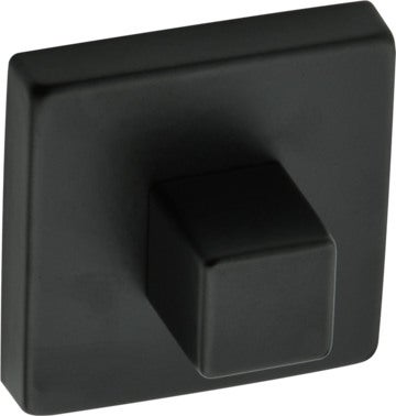 Szyld do klamki Qube wc czarny mat