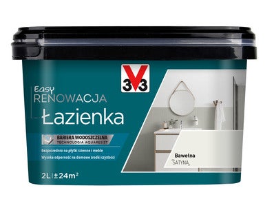 Farba do łazienki V33 bawełna 2l