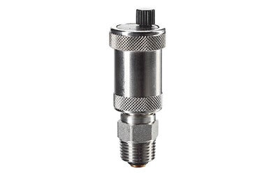 Automatyczny zawór odpowietrzający z zaworem odcinającym, niklowany, 1/2''