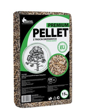 Pellet Premium Sek Pol 16,9 MJ 15 kg