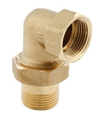 Śrubunek mosiężny kątowy 3/4