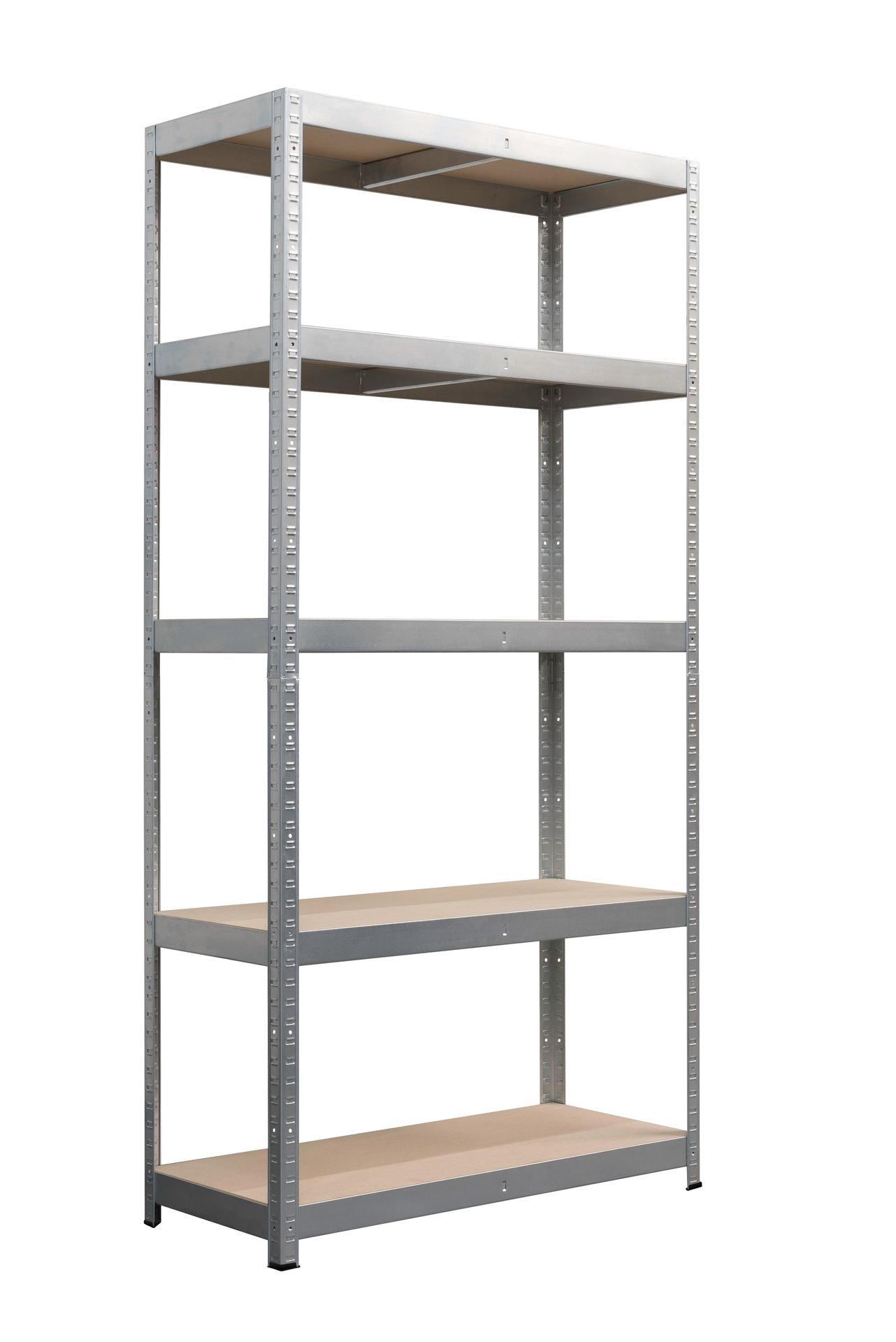 Regał metalowy wym. 180x90x40 cm, 5 półek, 175 kg