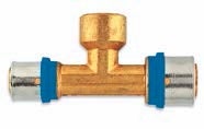 Pex Trójnik zaciskowy GW 32 mm x 1/2