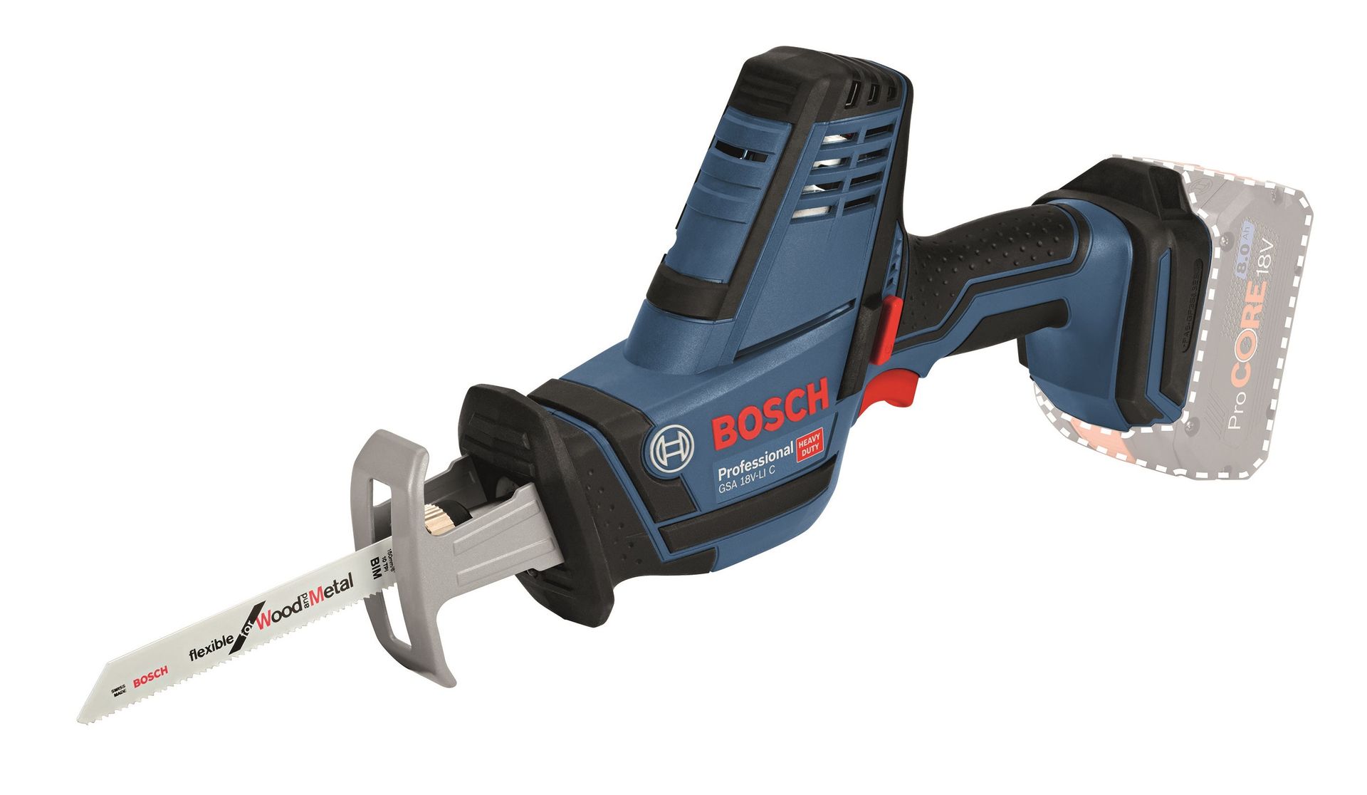 Bosch Piła szablasta 18V GSA 18V-LI / bez aku