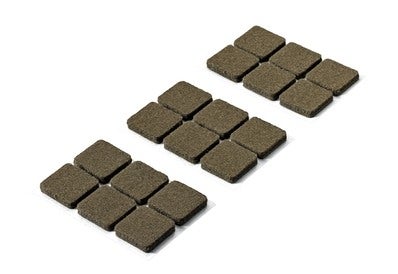 Podkładki filcowe samoprzylepne 22x22x4.5 mm 18 szt.