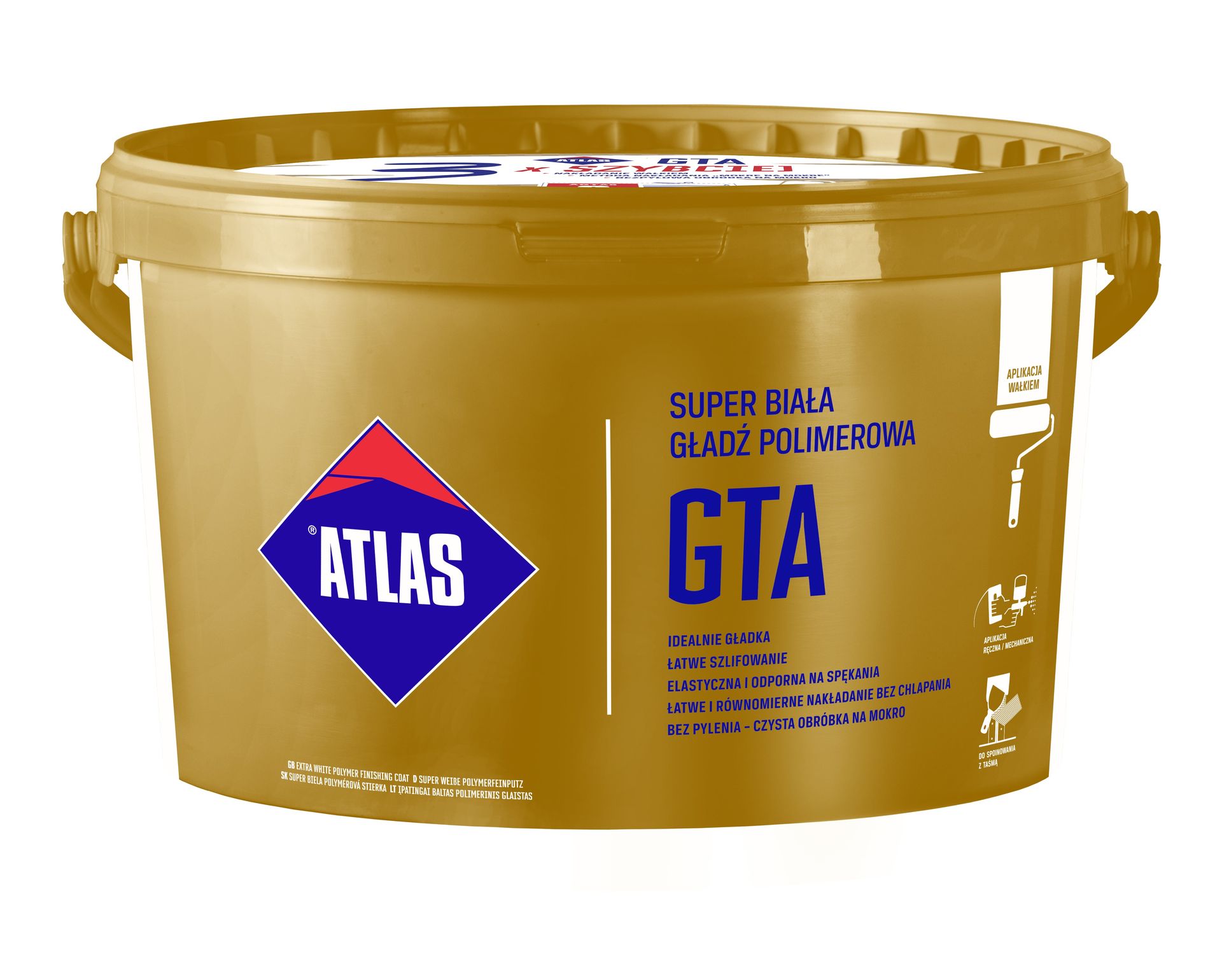 Gotowa gładź polimerowa GTA 5 kg Atlas