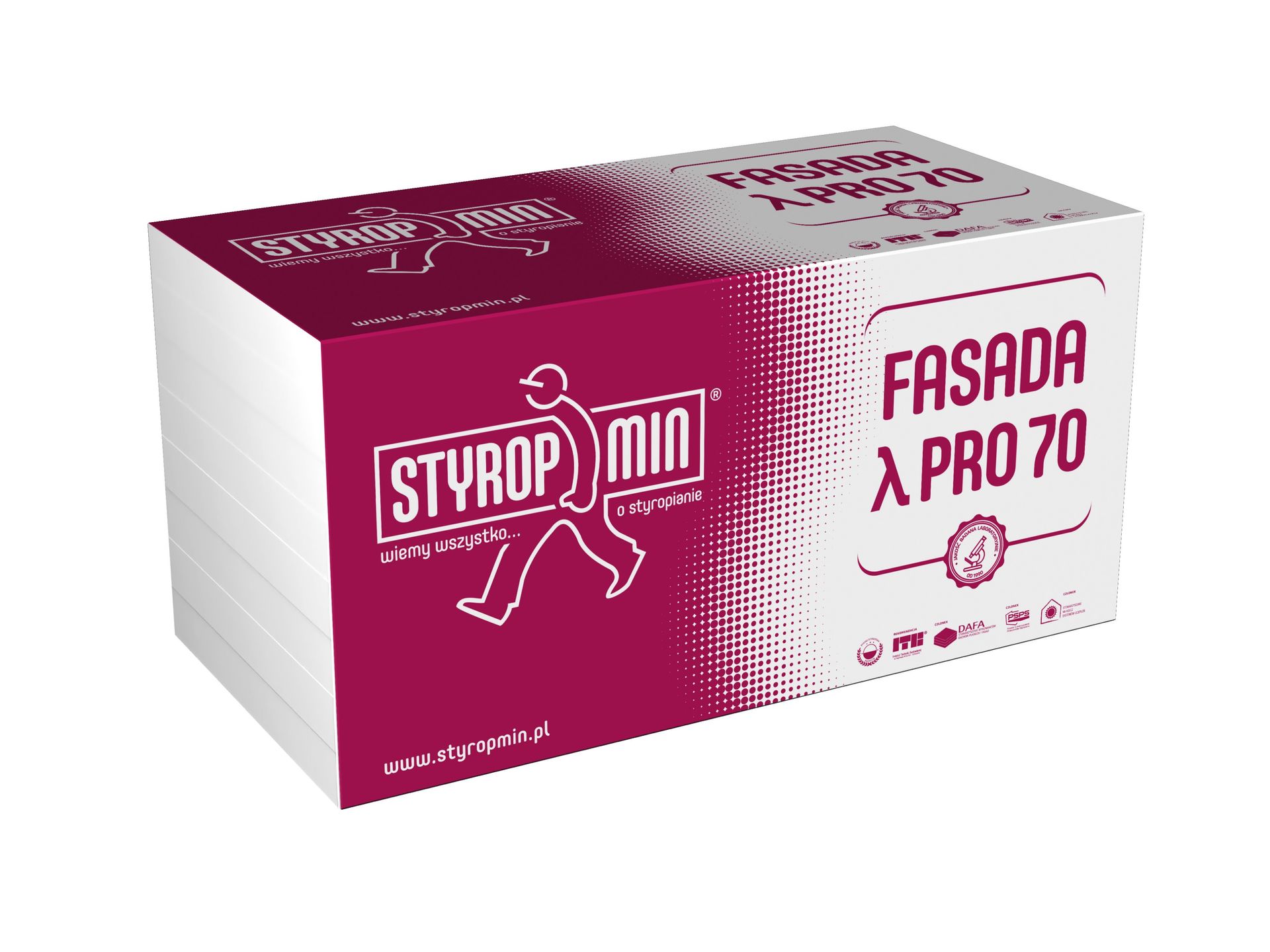 Styropian Styropmin Fasada Pro 70 20 cm EPS 0.038 W/(mK) 1.5 m2