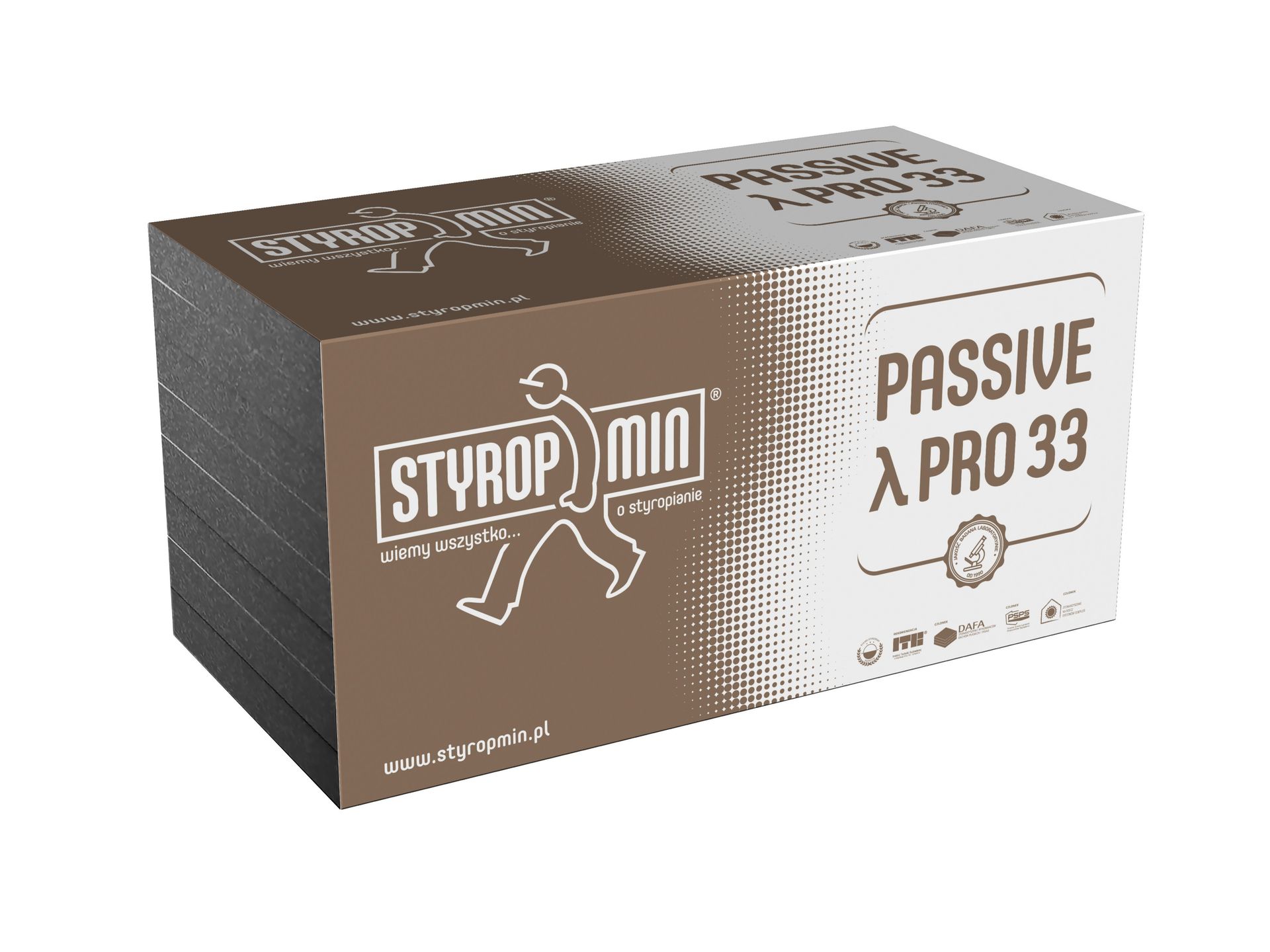Styropian Styropmin Fasada Passive Pro 33 5 cm EPS 0.033 W/(mK) 6 m2