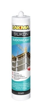 Silikon budowlany Lakma szary 280ml