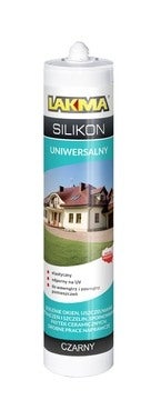 Silikon uniwersalny Lakma czarny 280ml