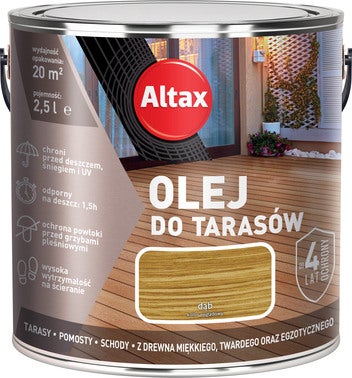 Olej do tarasu Altax dąb 2,5l