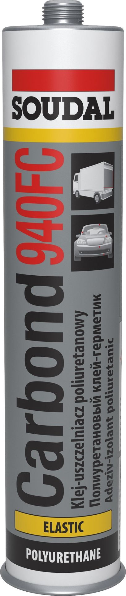 Klej uszczelniacz Soudal Carbond D940 szary 300ml