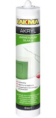 Zdjęcia - Szpachla Lakma Akryl  Silak A biały 280ml 