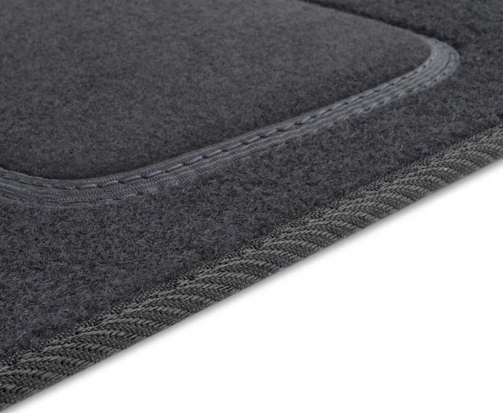 Dywaniki welurowe MOTOS Standard  do Suzuki Grand Vitara 2005-2014 - wersja przed liftingiem (2005-2009),Czarna lamówka materiałowa