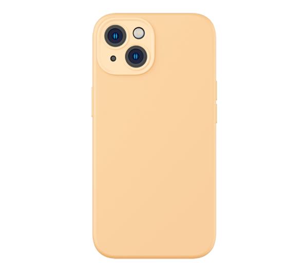 Baseus Liquid Silica Gel do iPhone 14 Plus (żółte) +szkło hartowane