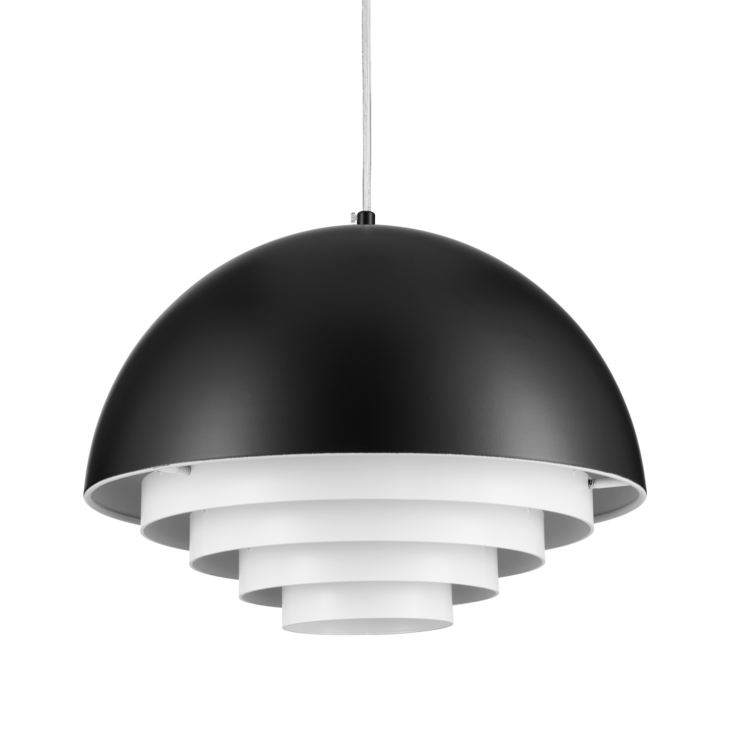Lampa wisząca DIVERSO czarna matowa 35 cm -  ST-10055P black matt - Step Into Design