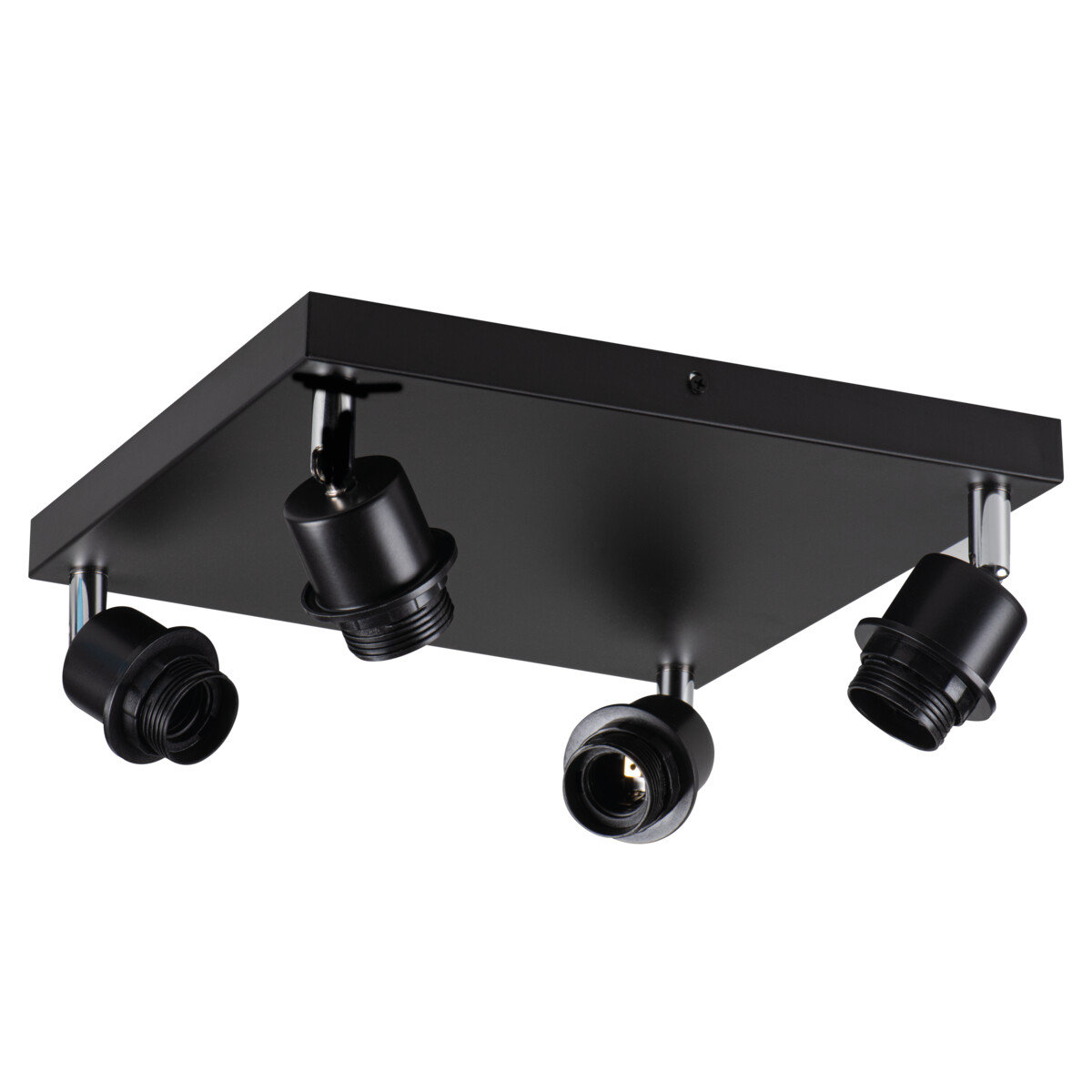 Lampa Lightlogic Ll Spot Sufit Oprawa Kwadrat Czarna Loft E27 4I (31477)