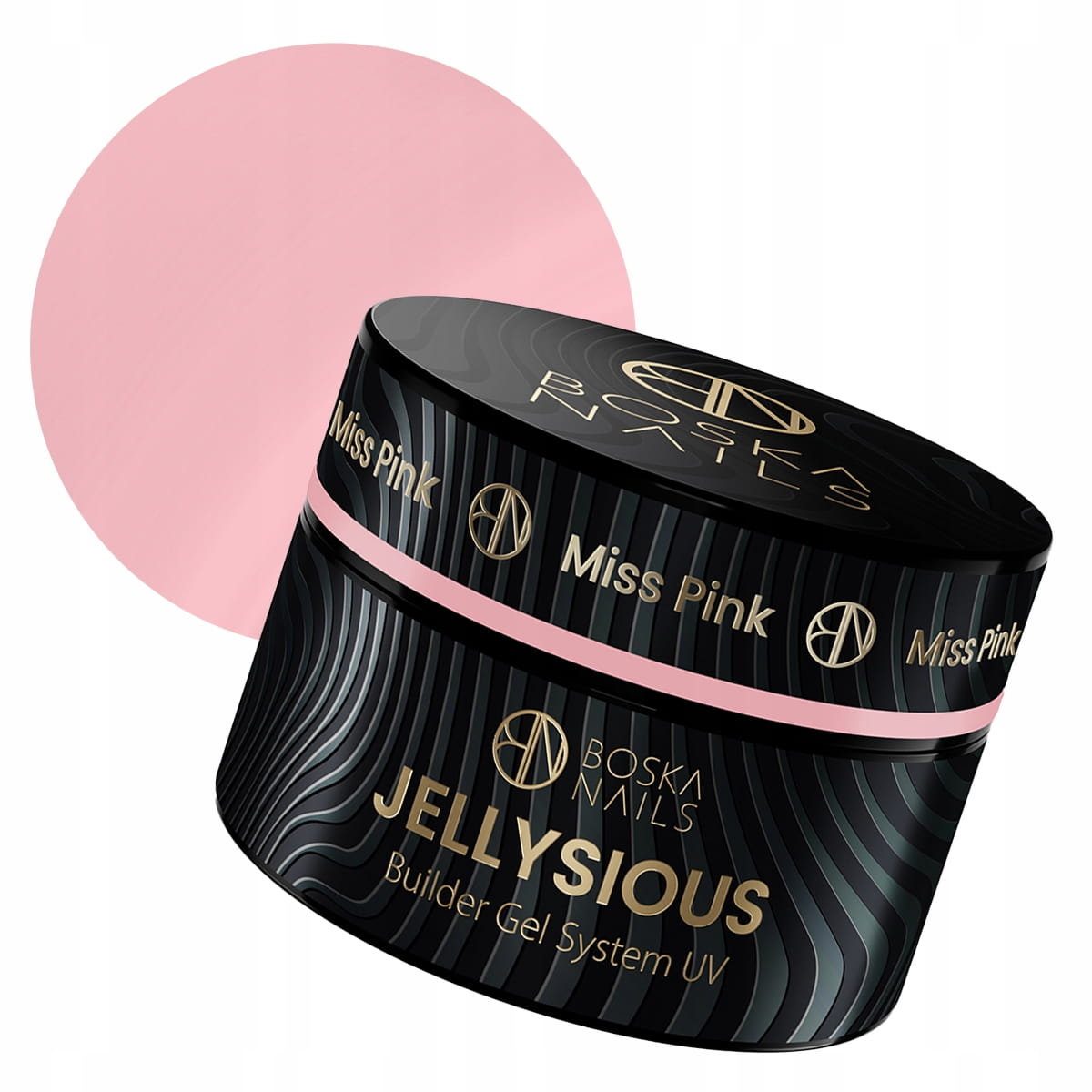 Boska Nails, Jellysious Miss Pink, Budujący Żel Uv Do Paznokci, 30ml