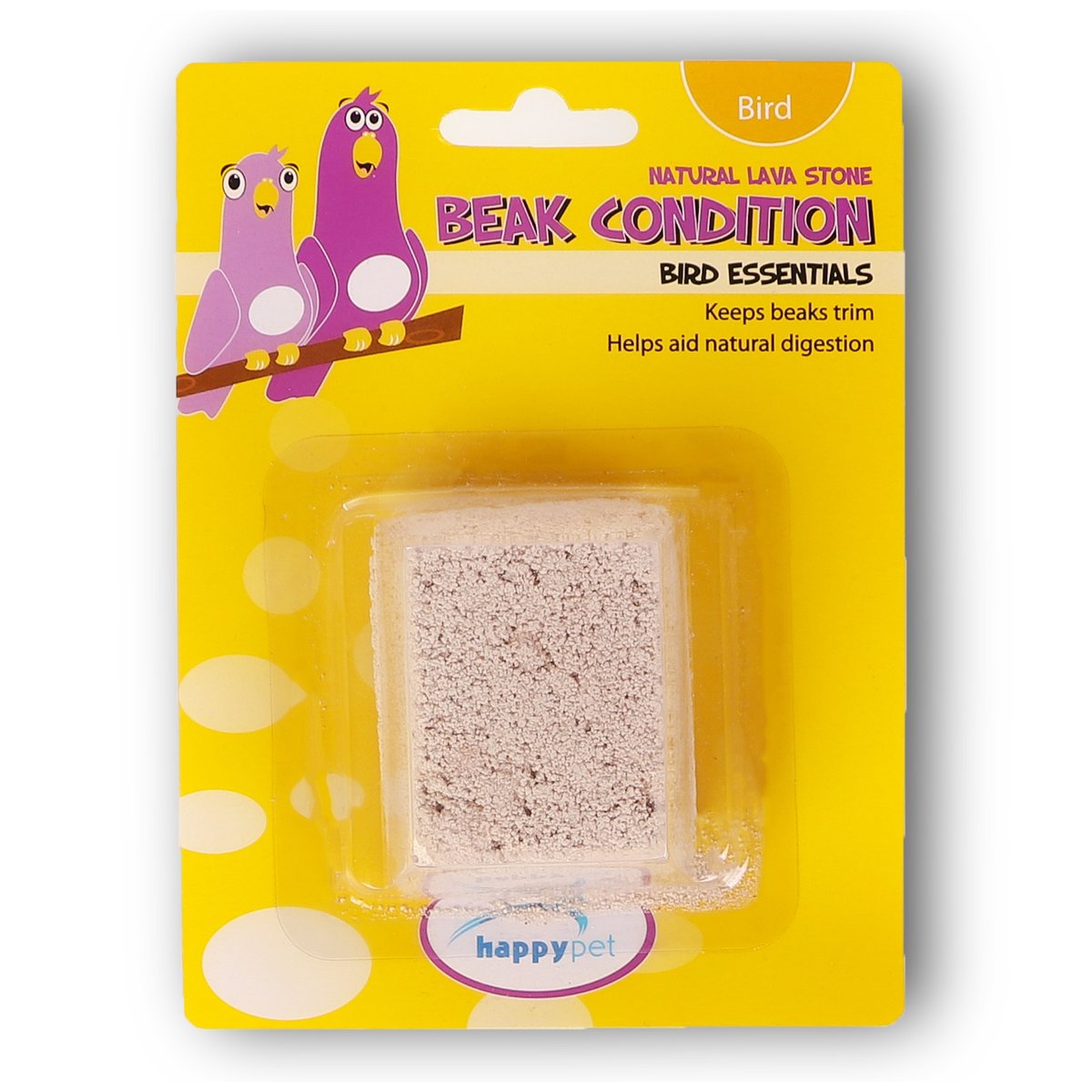 HAPPYPET BEAK CONDITIONER - KAMIEŃ DO CZYSZCZENIA DZIOBÓW DLA PTAKÓW