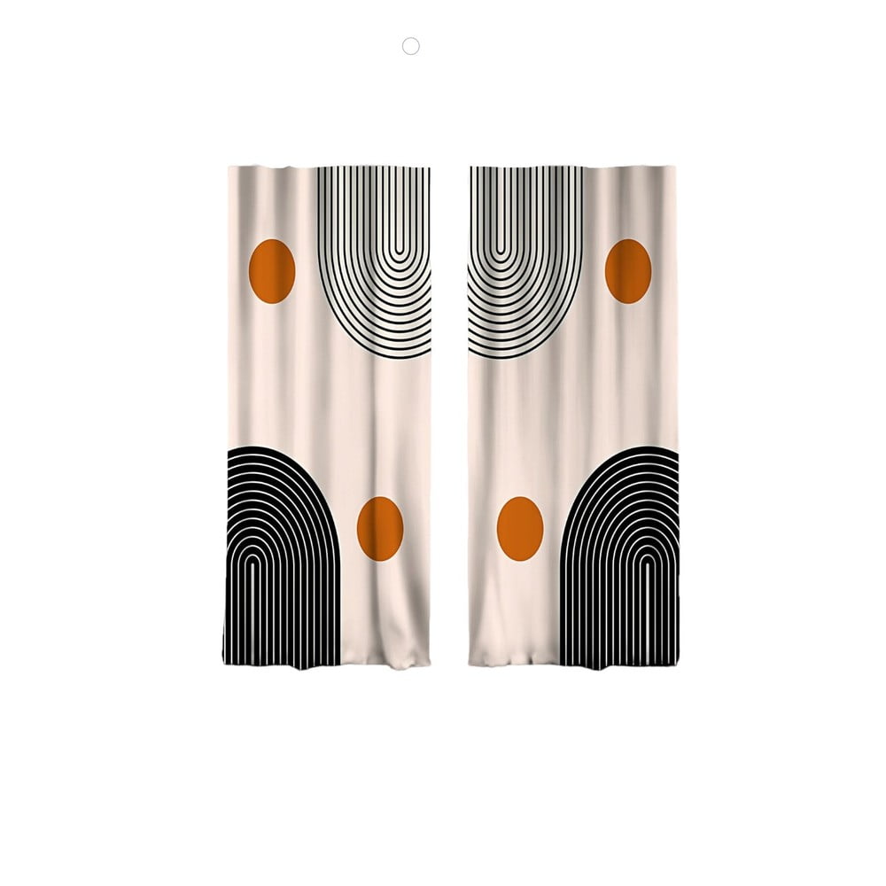 Beżowe zasłony zestaw 2 szt. 140x260 cm – Mila Home