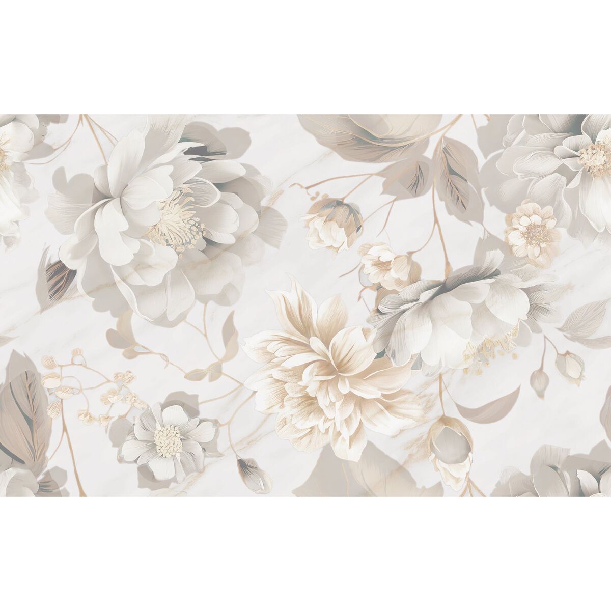 Glazura Torano Flowers Beige 25 x 40 Ceramika Color