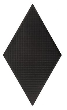 Mozaika ceramiczna Rombic black 02 mat 11.5x20 cm