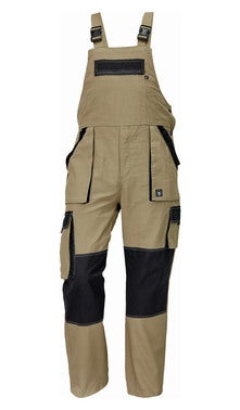 Ogrodniczki robocze MAX SUMMER beżowe Cerva, rozm. L (52)