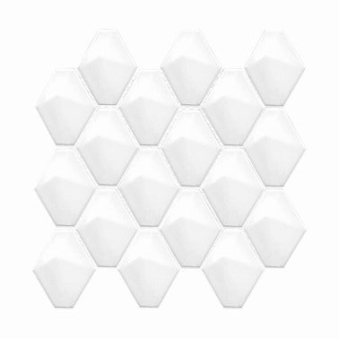 Mozaika ceramiczna Carat white 28.5x27.3 cm