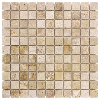 Mozaika kamienna Travertine cream 25 30.5x30.5 cm