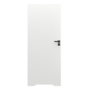 Skrzydło łazienkowe Vector T 70 lewe, białe, wypełnione płytą wiórową