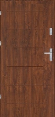 Drzwi wejściowe antywłamaniowe Emporia RC2 80 cm, lewe, orzech