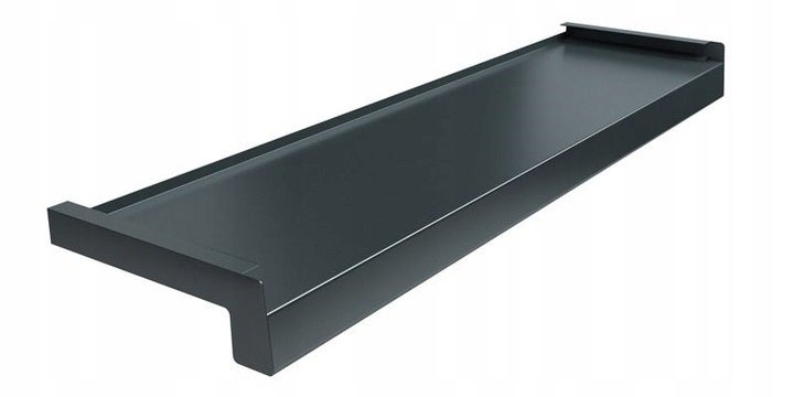 Parapet zewnętrzny stalowy grafit 20 cm