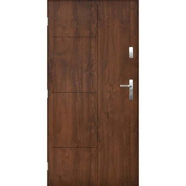 Drzwi zewnętrzne Cypr 90 cm lewe orzech