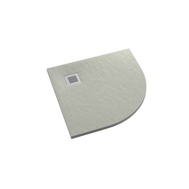 Brodzik kompozytowy Schedpol Atakamit cement 90x90x3,5 cm BRC3104CTST-M2