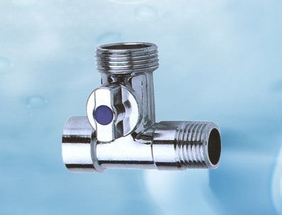 Zawór kątowy trójdrożny1/2x1/2x3/4