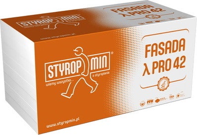 Styropian Styropmin Fasada Pro 42 10 cm EPS 0.042 W/(mK) 3 m2