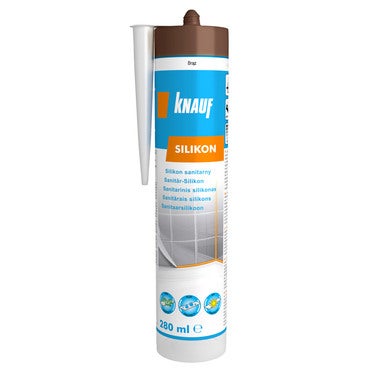 Silikon sanitarny Brąz 280 ml