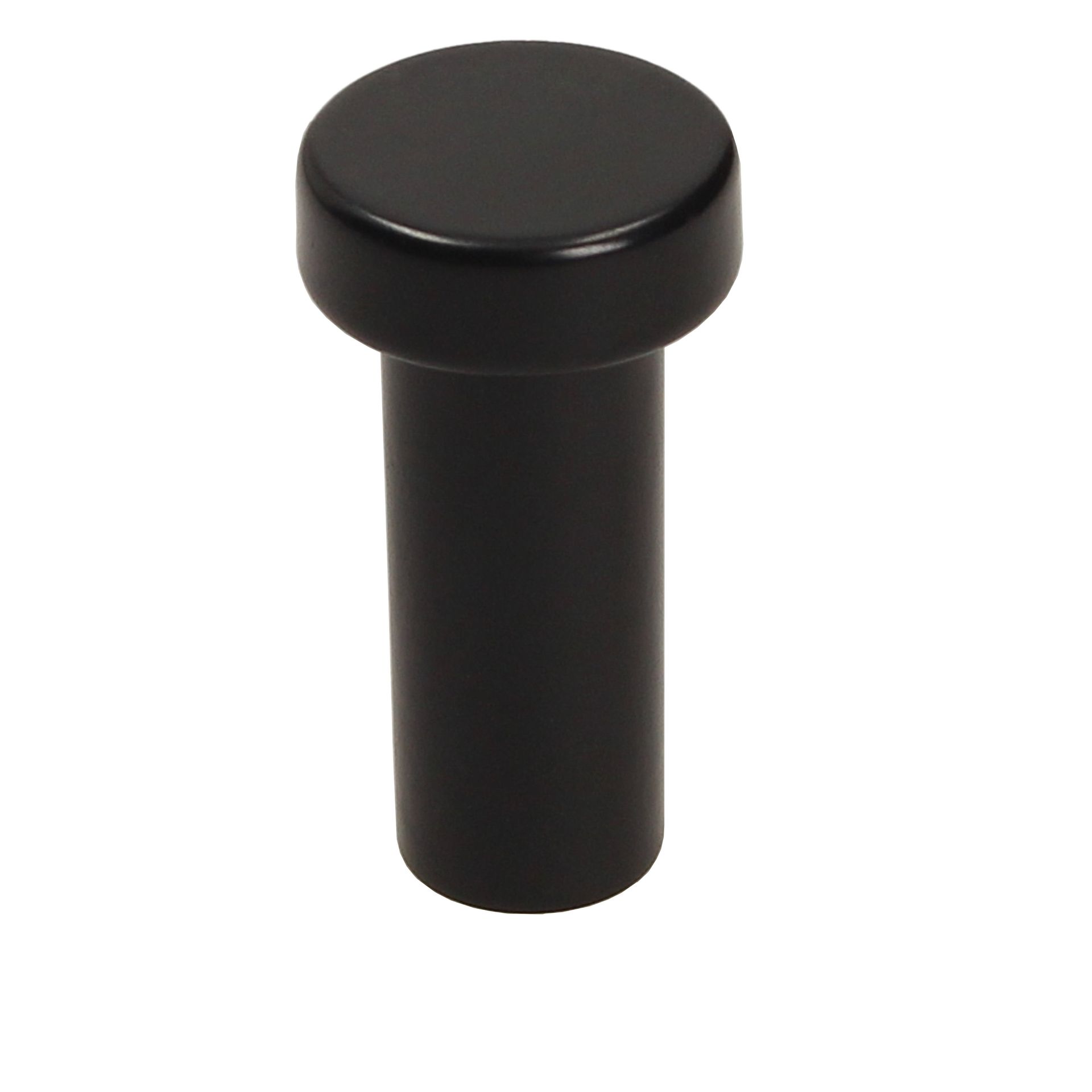 Gałka meblowa WU01 16x16x30 mm czarna