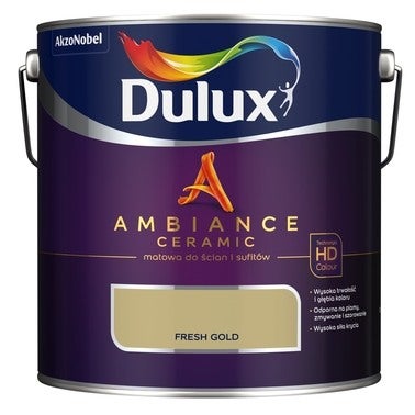 Farba Dulux Ambiance Ceramic fresh gold 2,5l