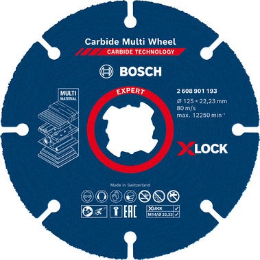 Tarcza wielozadaniowa 125 mm X-LOCK Bosch