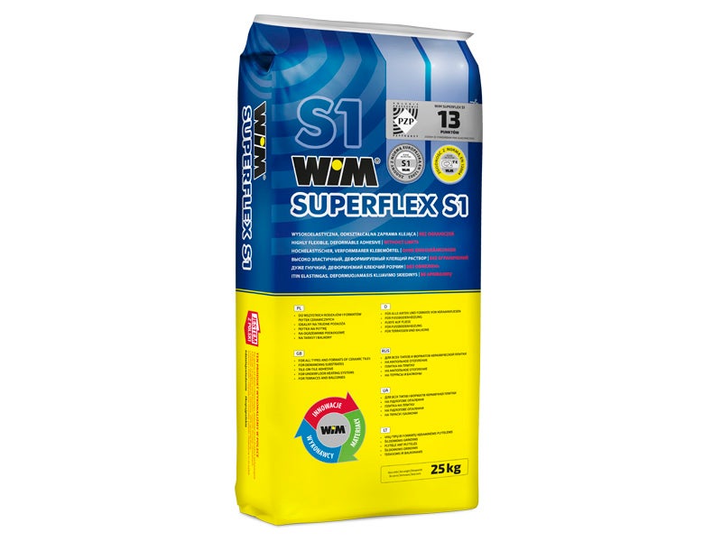 Zaprawa klejowa WIM Superflex S1 25kg