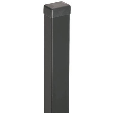 Słupek do paneli ogrodzeniowych 3D antracyt, 200 cm/ 60x40 mm