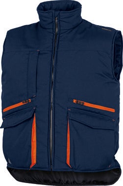 Kamizelka SIERRA2 granatowo-pomarańczowa Delta Plus, rozm. S (44-46)
